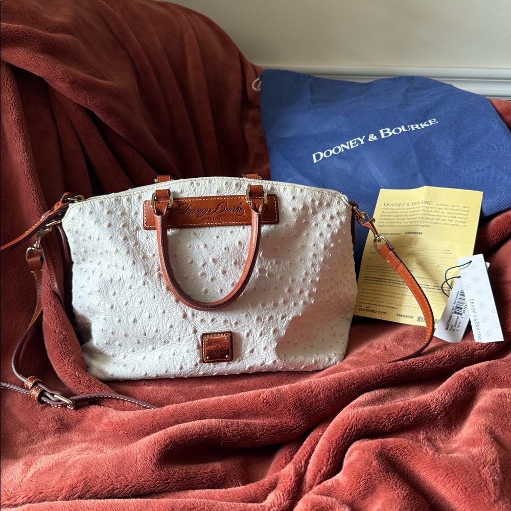 Dooney & Bourke Kyra Ostrich Print Purse